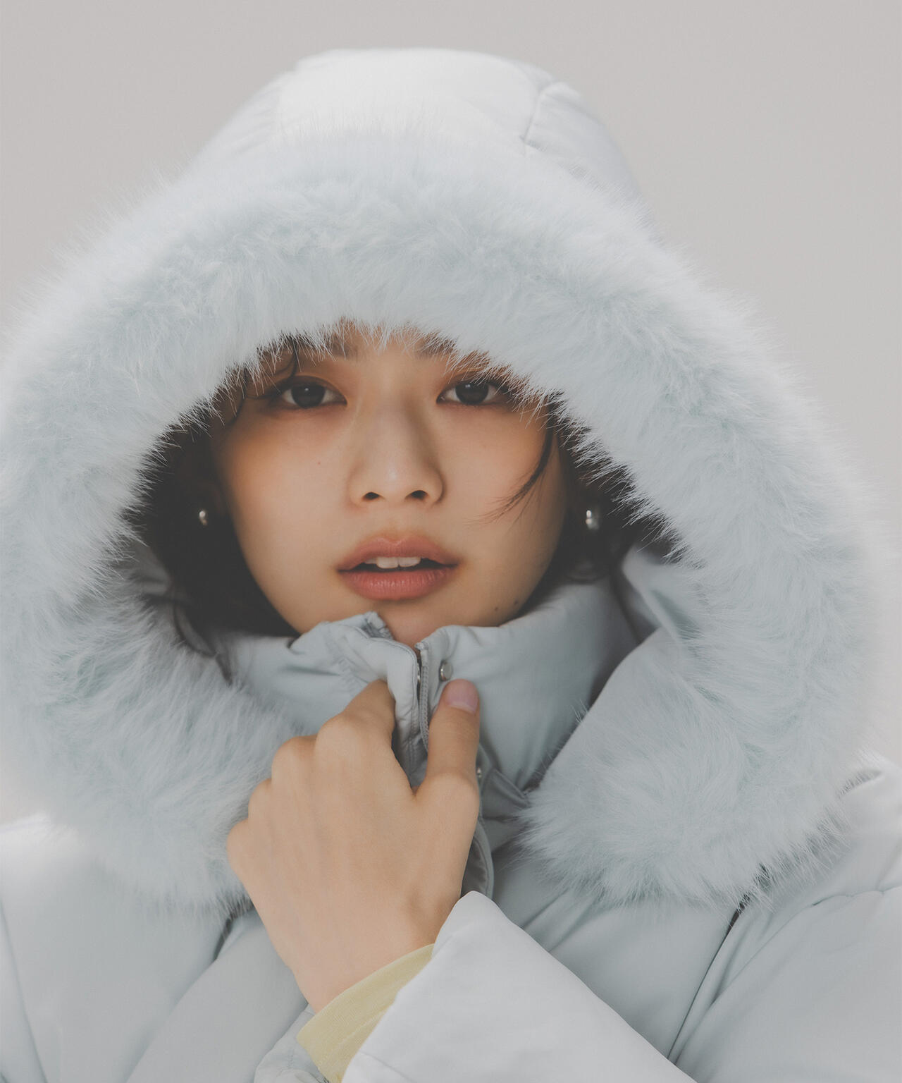 フードファーショートダウン