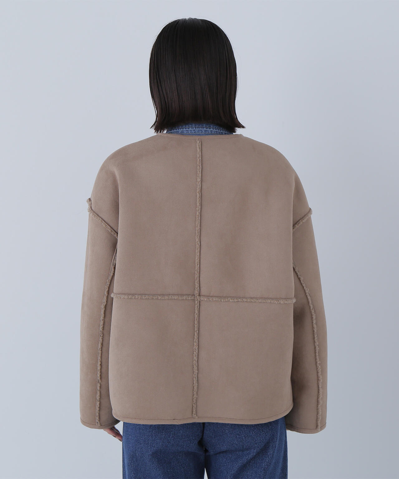 リバーシブルフェイクスウェードコート | NATURAL BEAUTY BASIC