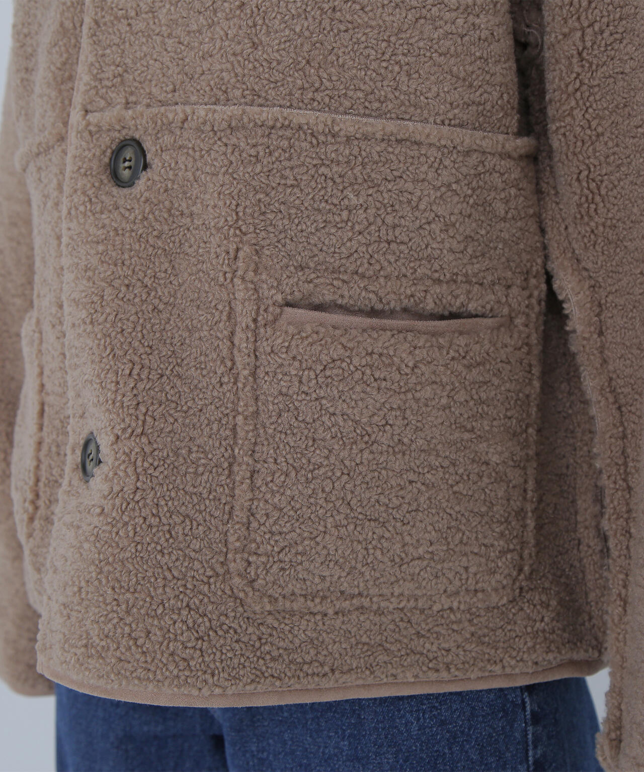 リバーシブルフェイクスウェードコート | NATURAL BEAUTY BASIC