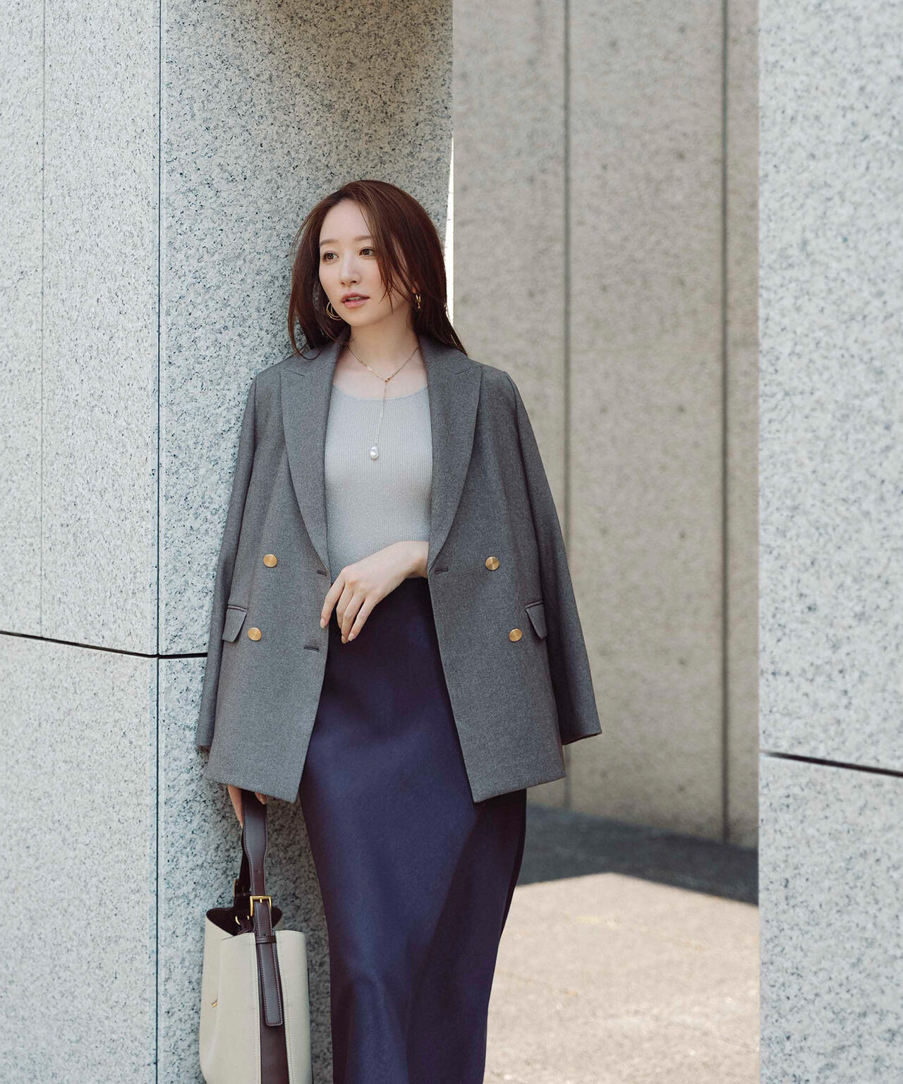 ダブルブレストボクシージャケット