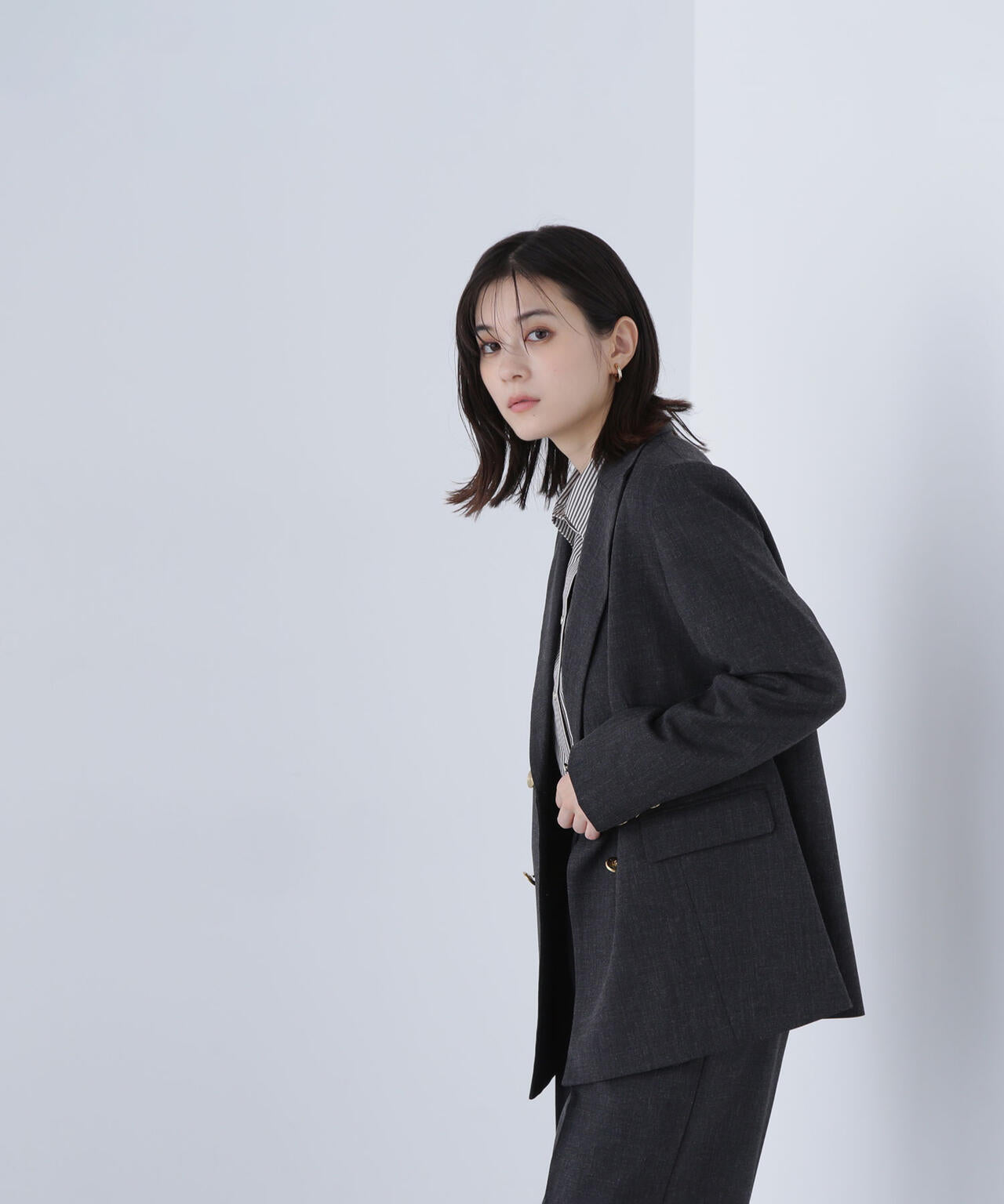 【ルミネ・ルクア・銀座インズ・有楽町マルイ・mix.tokyo 限定】 ボクシージャケットセットアップ