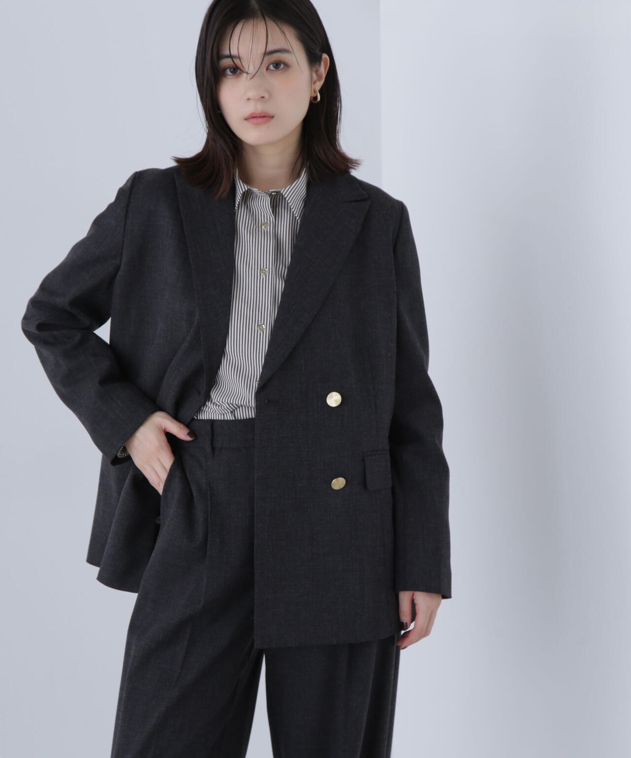 【ルミネ・ルクア・銀座インズ・有楽町マルイ・mix.tokyo 限定】 ボクシージャケットセットアップ