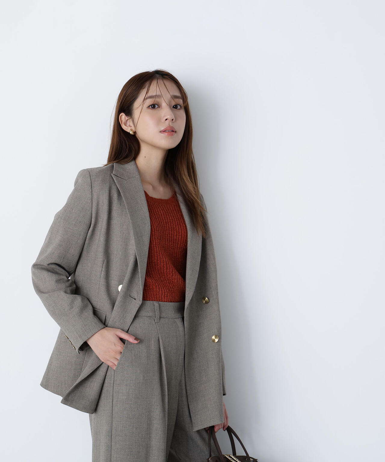 【ルミネ・ルクア・銀座インズ・有楽町マルイ・mix.tokyo 限定】 ボクシージャケットセットアップ