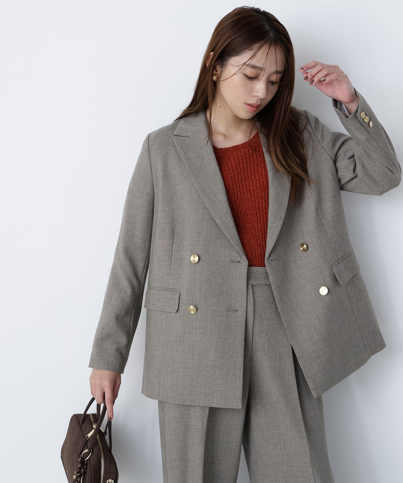 【ルミネ・ルクア・銀座インズ・有楽町マルイ・mix.tokyo 限定】 ボクシージャケットセットアップ