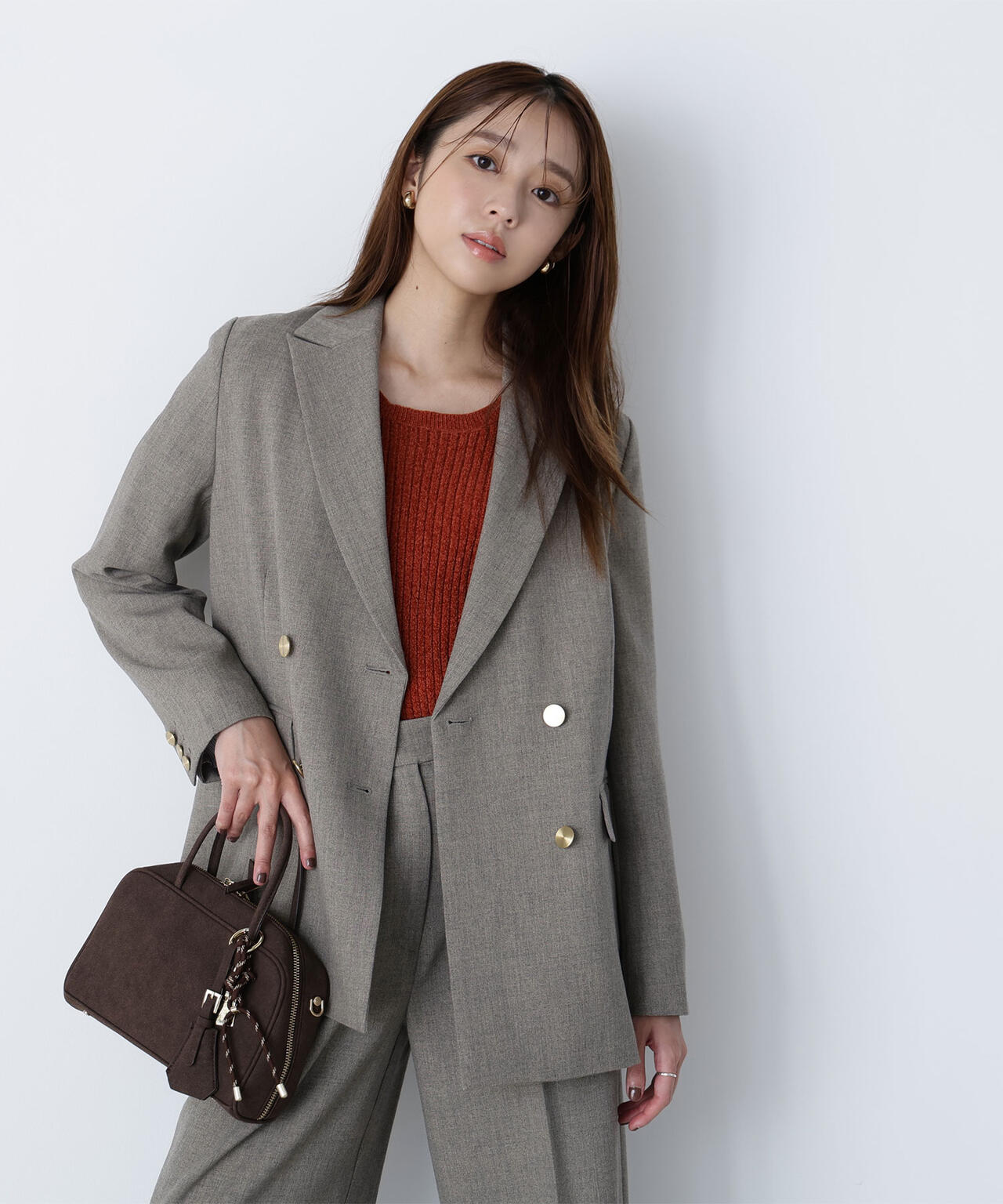 【ルミネ・ルクア・銀座インズ・有楽町マルイ・mix.tokyo 限定】 ボクシージャケットセットアップ