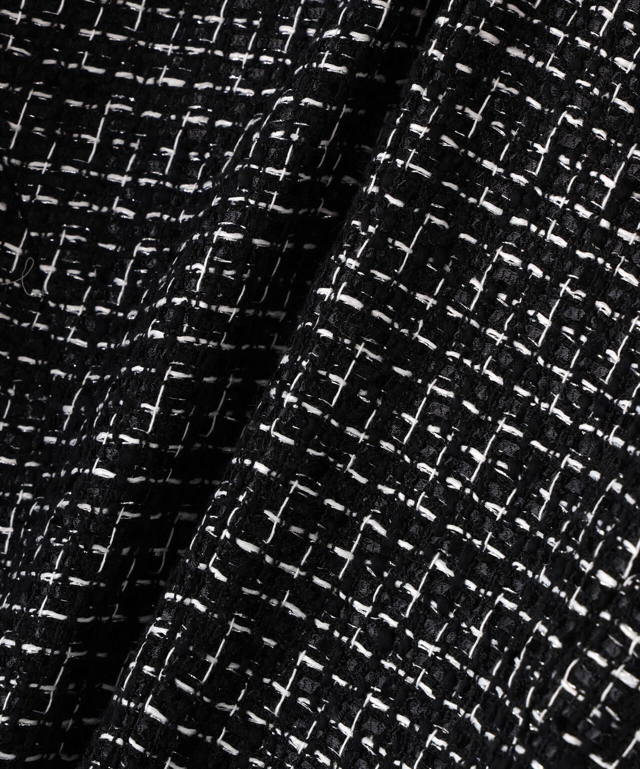 ツイードペプラムジレ