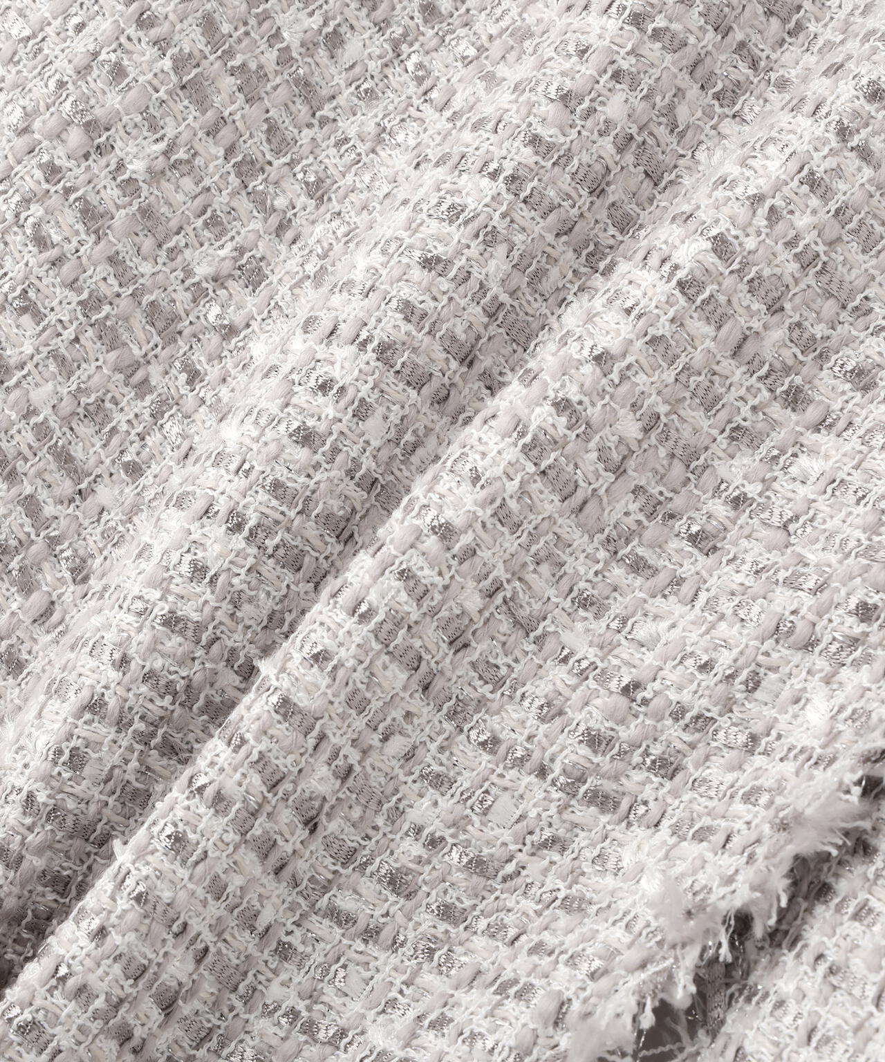 ツイードペプラムジレ