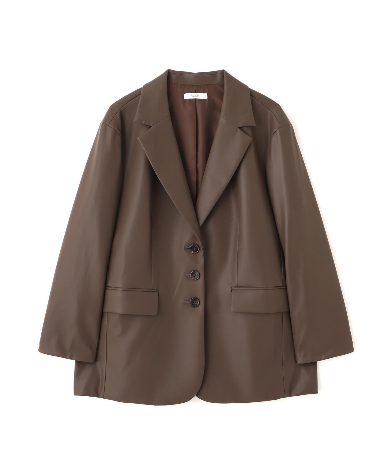 フェイクレザーシングルテーラードジャケット | NATURAL BEAUTY BASIC