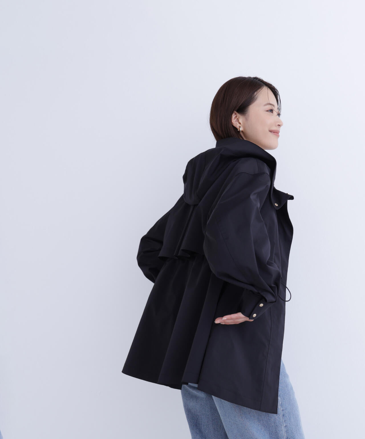 フーディードロストブルゾン