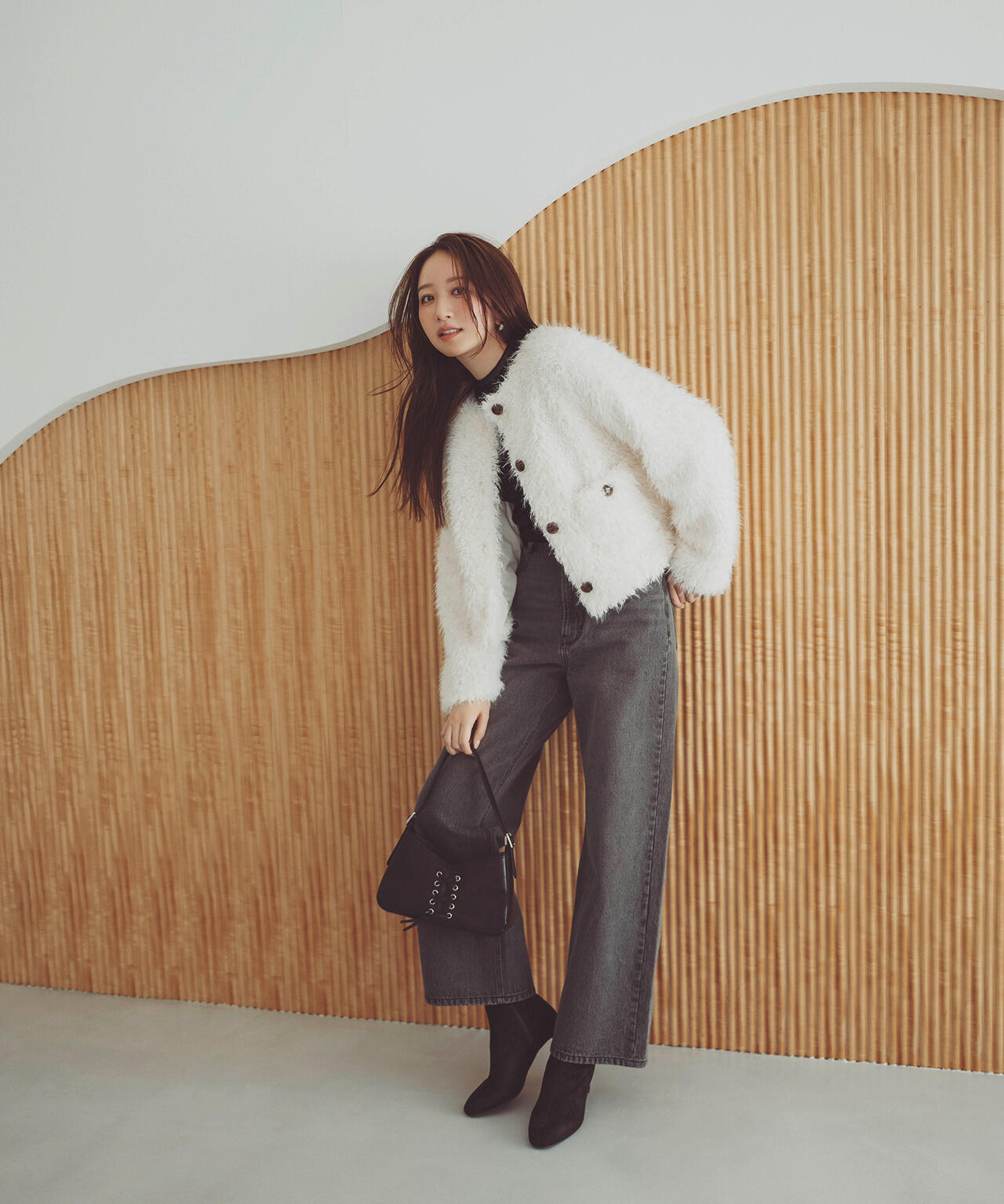 Oggi掲載】カーリーフェイクファージャケット | NATURAL BEAUTY BASIC