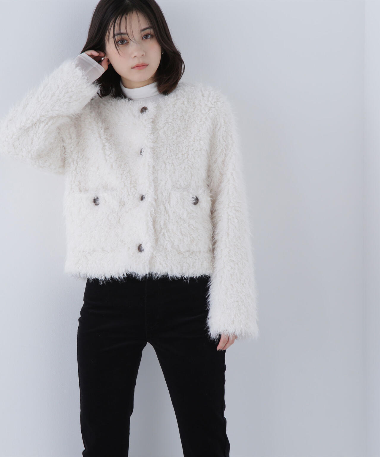 【Oggi掲載】カーリーフェイクファージャケット