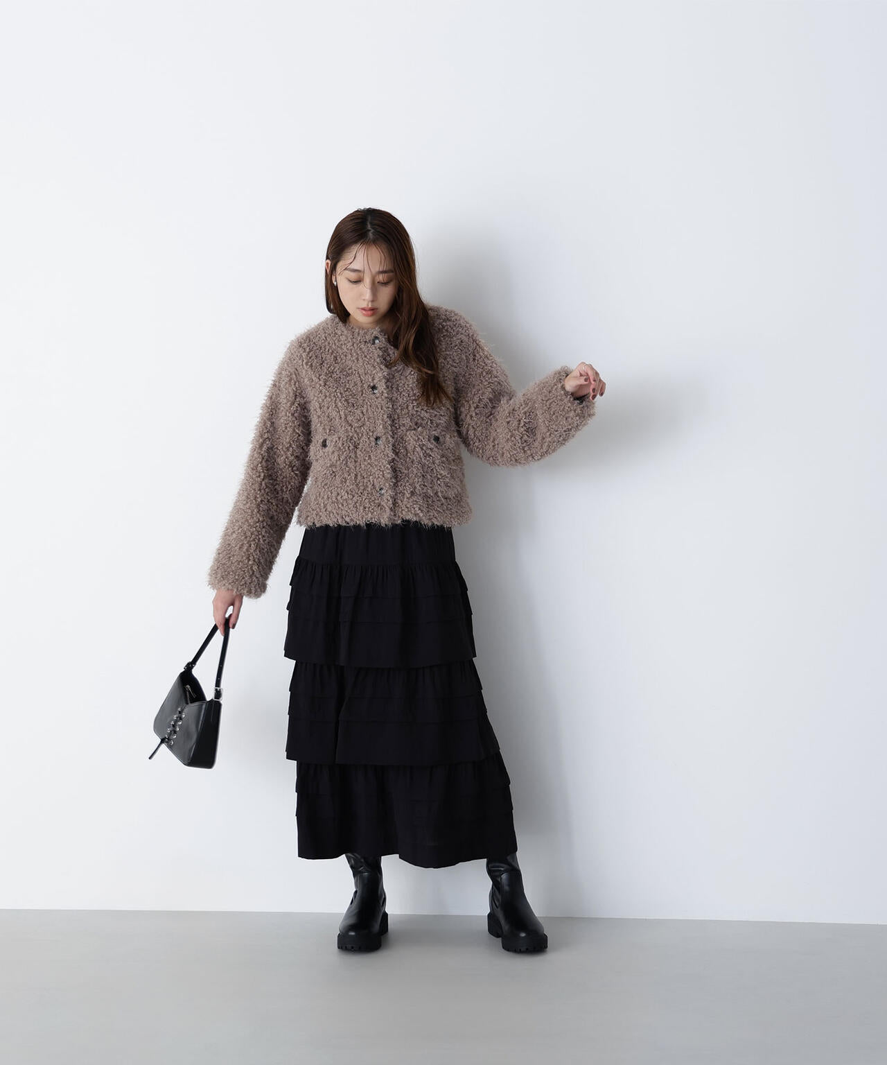 【Oggi掲載】カーリーフェイクファージャケット