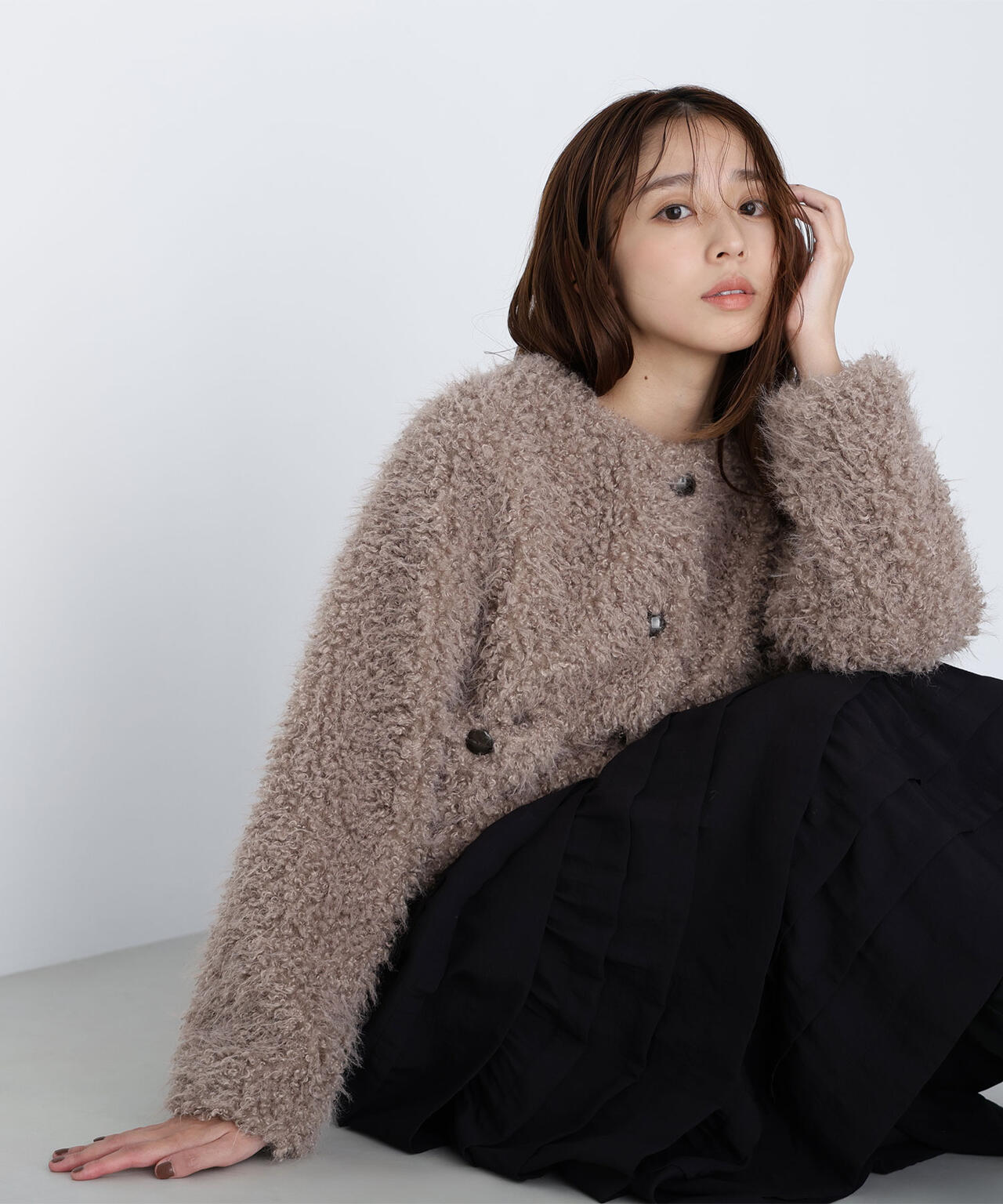 【Oggi掲載】カーリーフェイクファージャケット