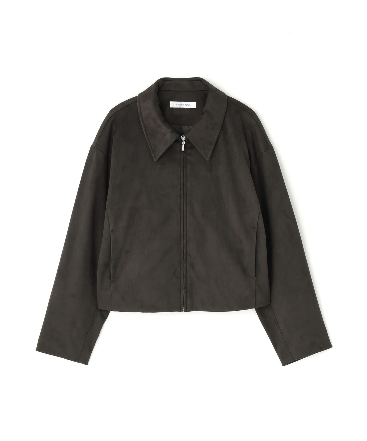 【Oggi掲載】ステンカラーフェイクスエードブルゾン