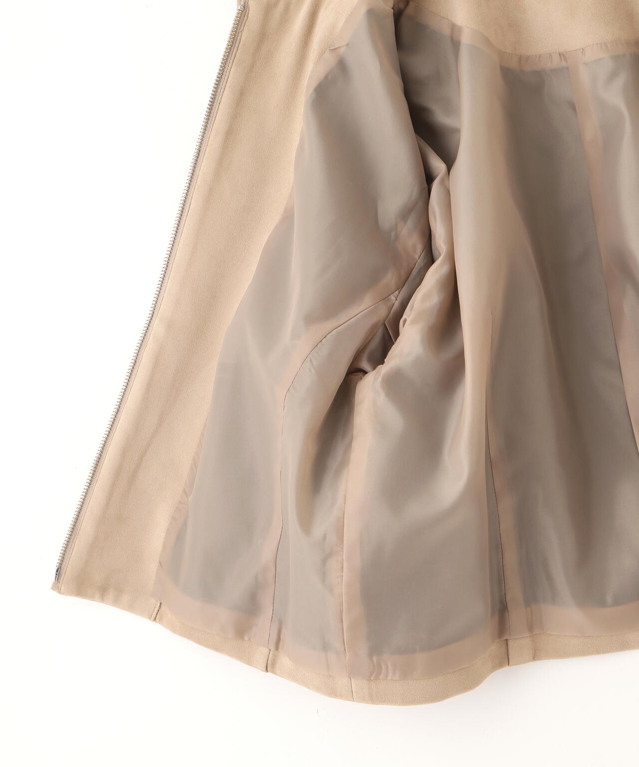 【Oggi掲載】ステンカラーフェイクスエードブルゾン