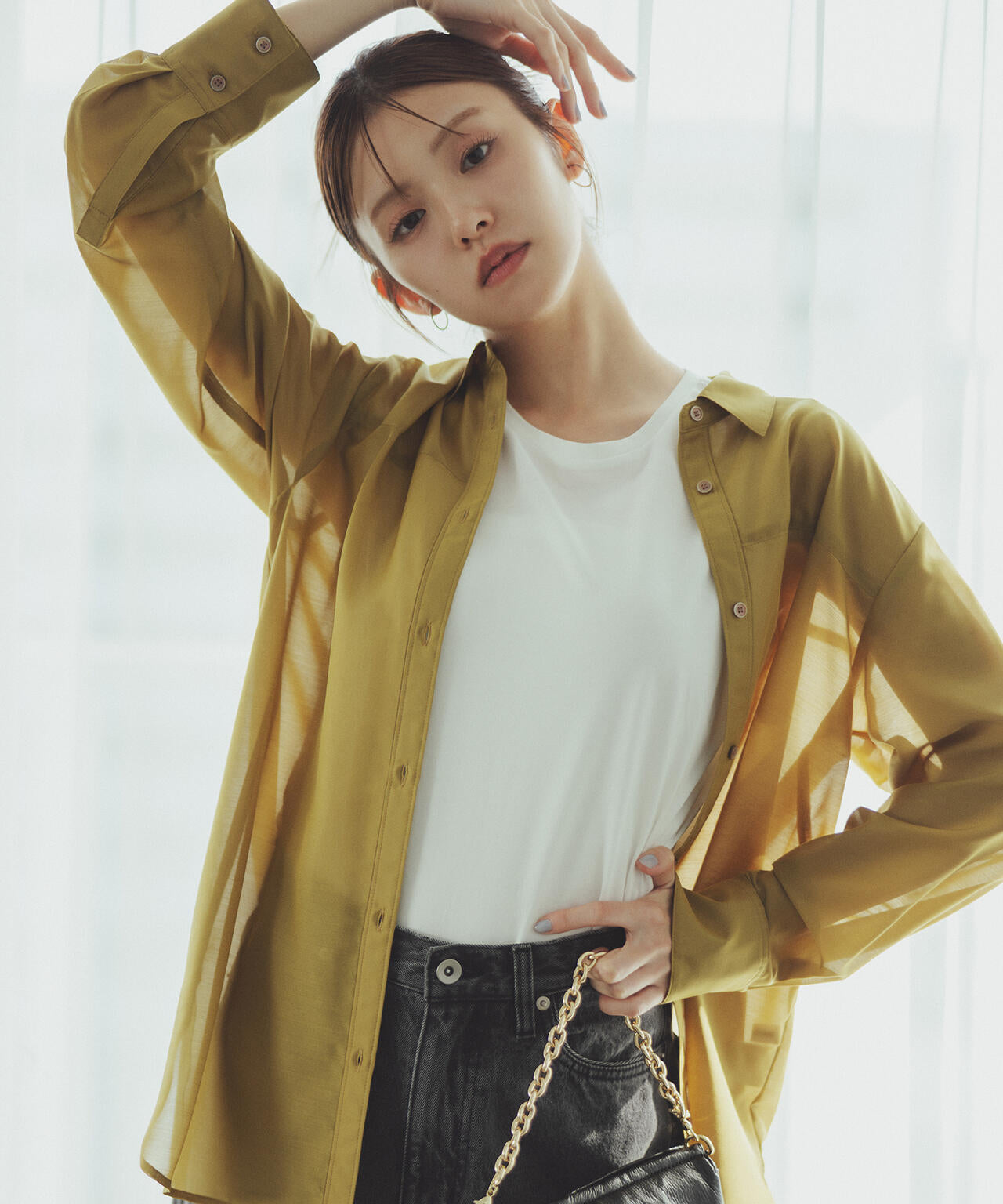 【Oggi掲載】メタルプレートノースリーブカットソー