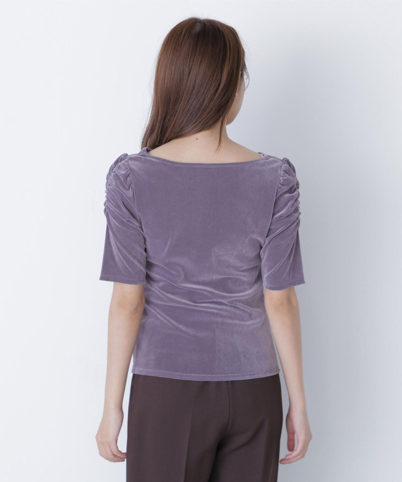 【美品】crinklecrinklecrinkle ベロアトップス 美品】crinklecrinklecrinkle ベロアトップス