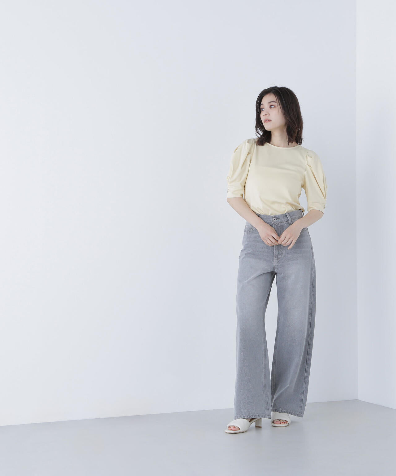 パフスリーブカットソー | NATURAL BEAUTY BASIC（ナチュラル