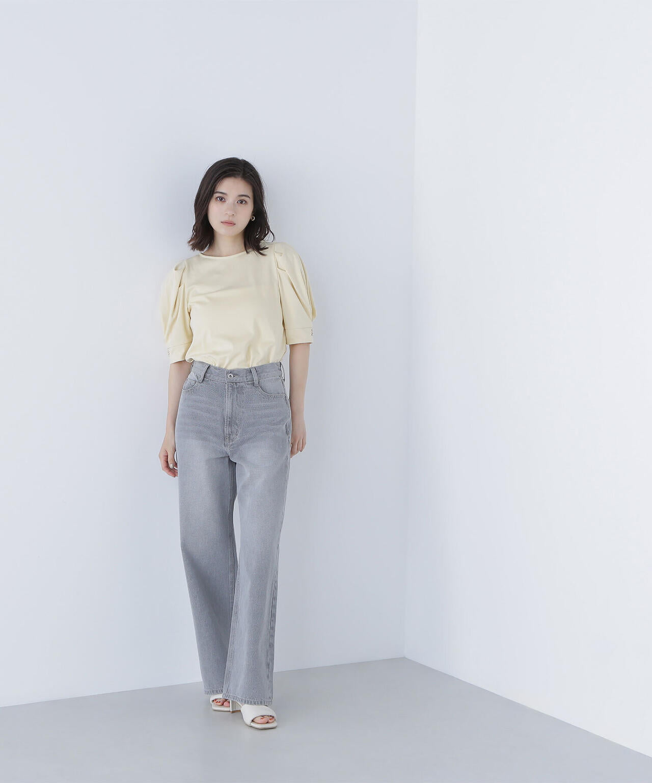 パフスリーブカットソー | NATURAL BEAUTY BASIC（ナチュラル