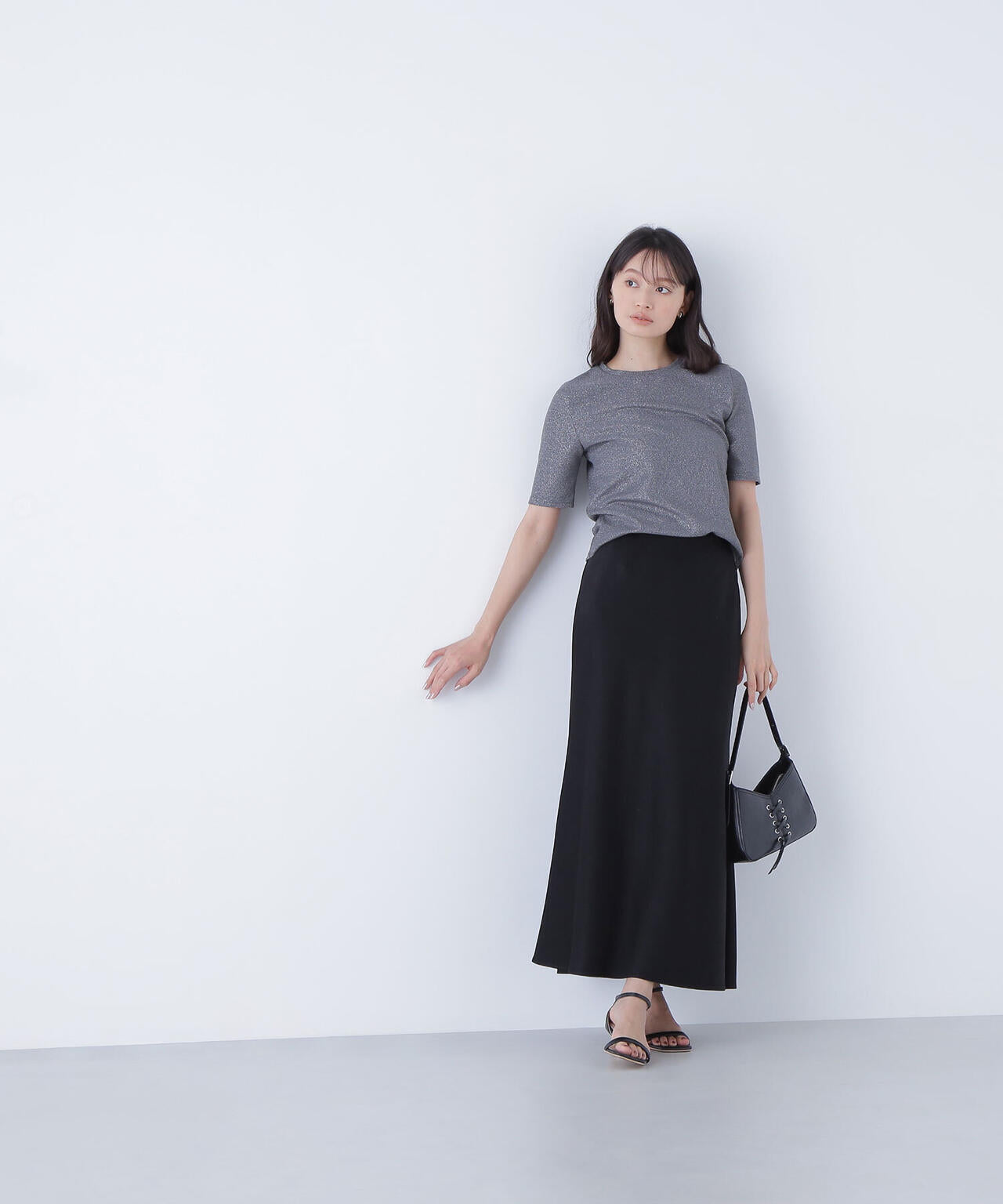 ラメリブカットソー | NATURAL BEAUTY BASIC（ナチュラル