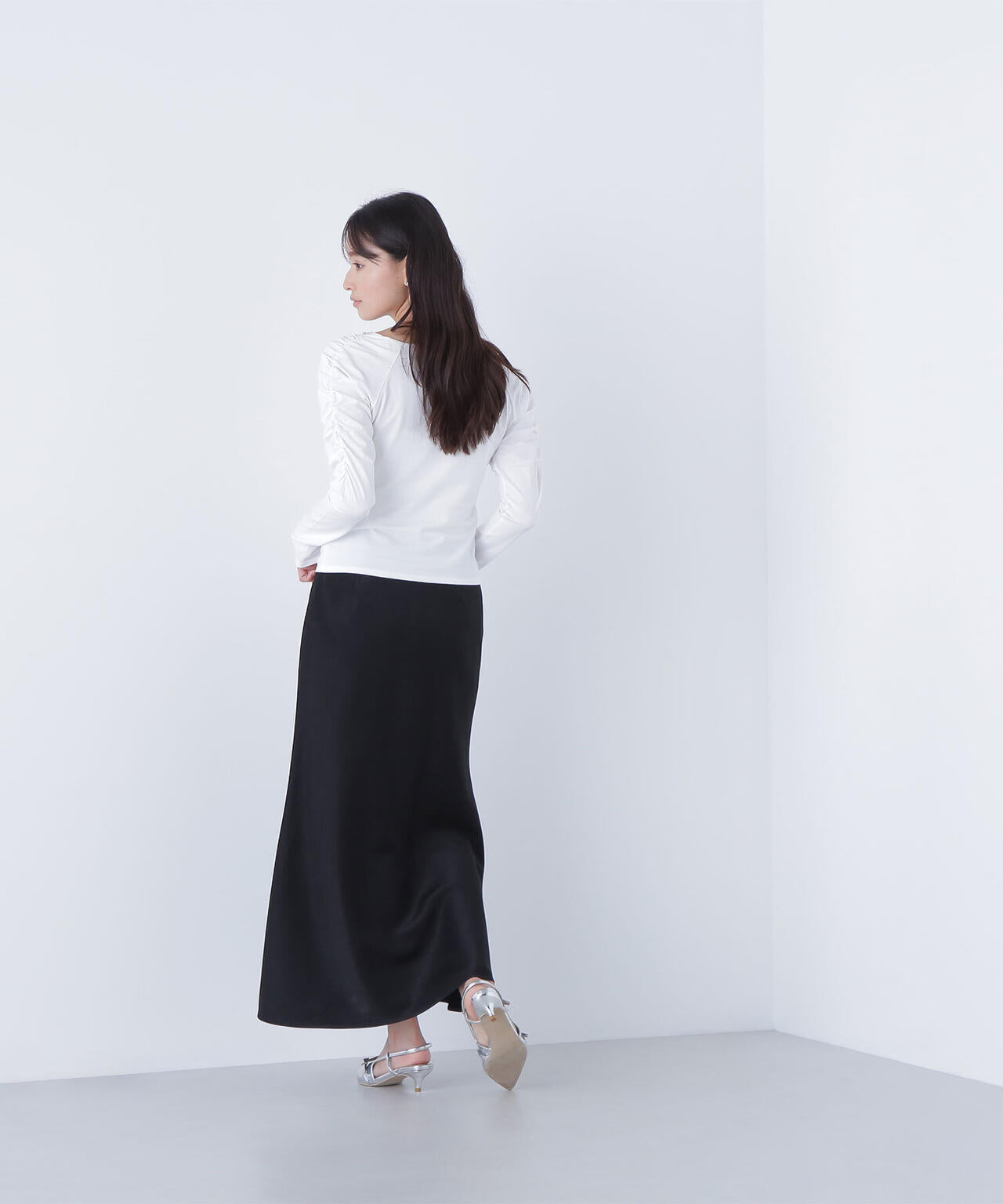 ギャザーカットソー