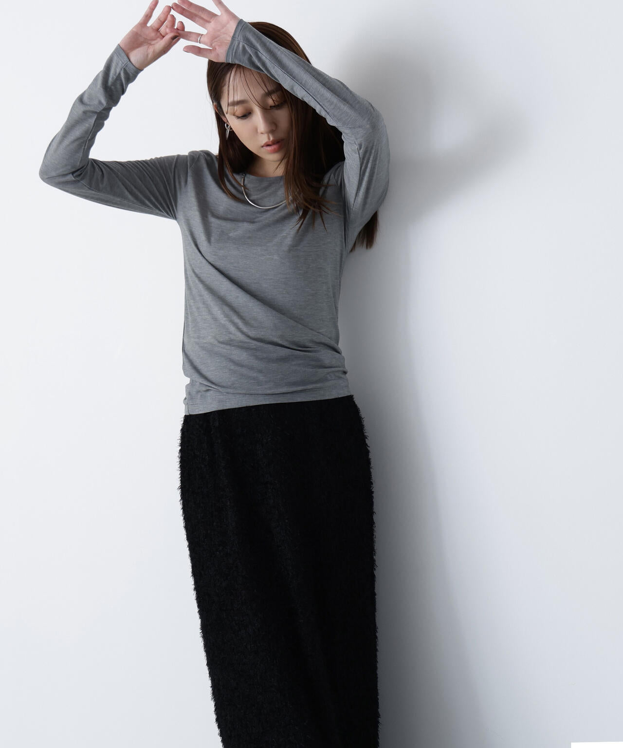 【Oggi掲載】シアーカットソーシリーズ クルーネック