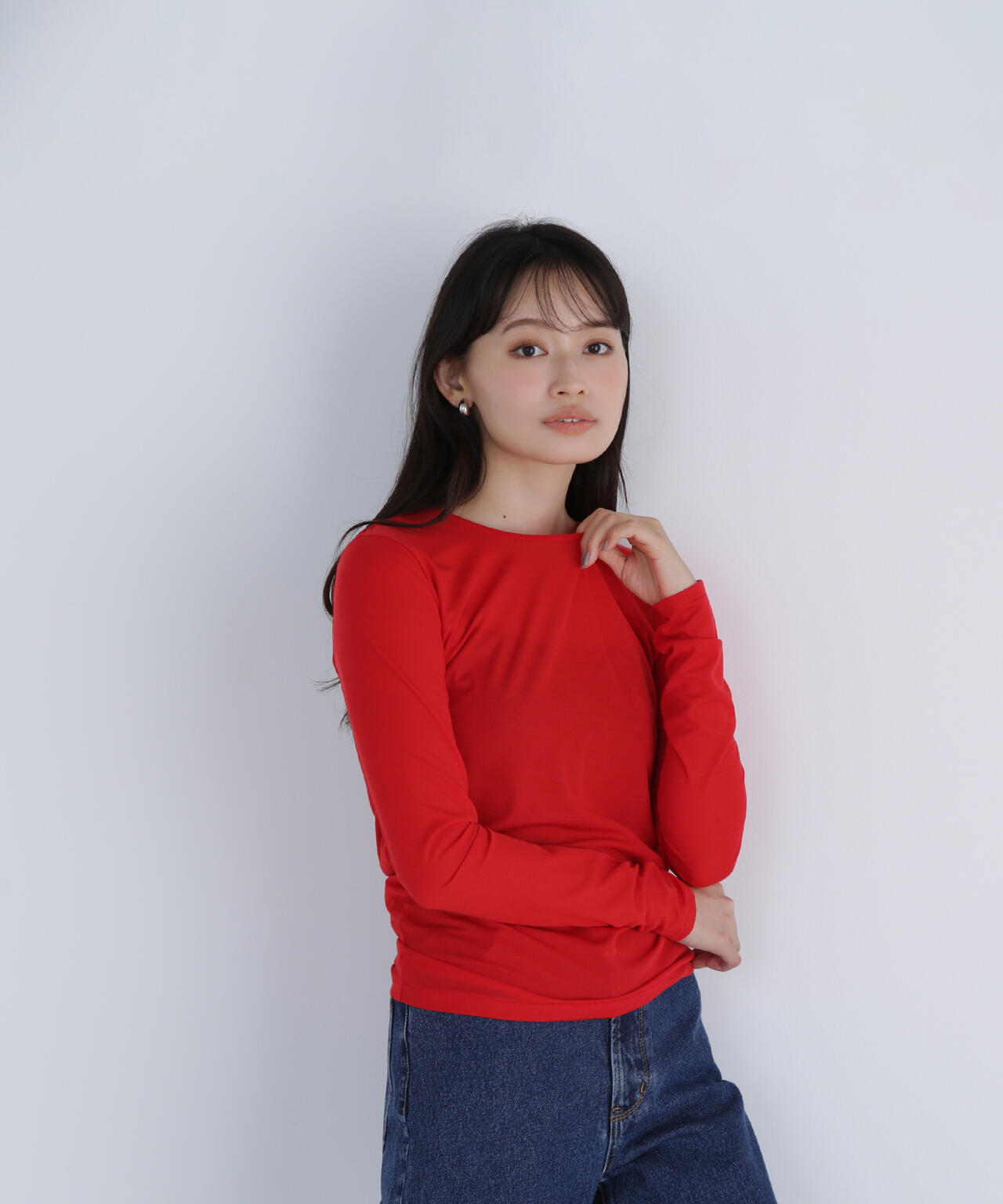 【Oggi掲載】シアーカットソーシリーズ クルーネック