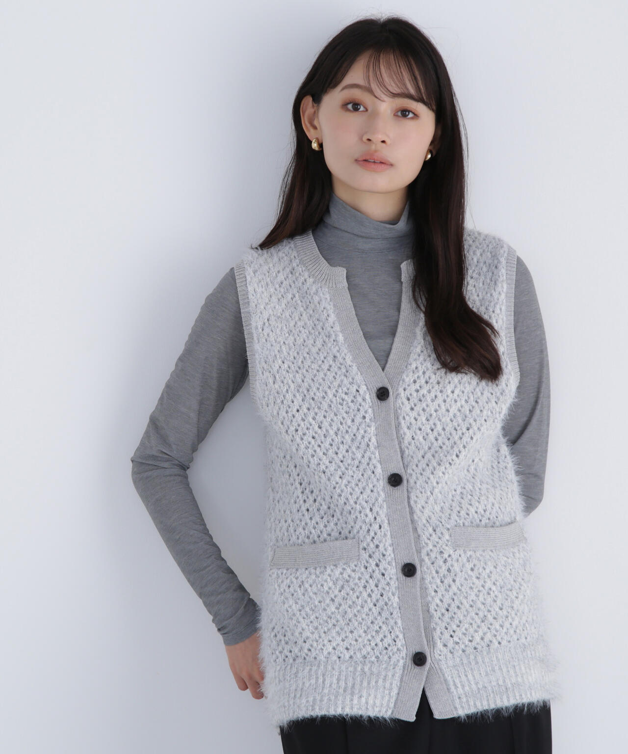 【Oggi掲載】シアーカットソーシリーズ ハイネック