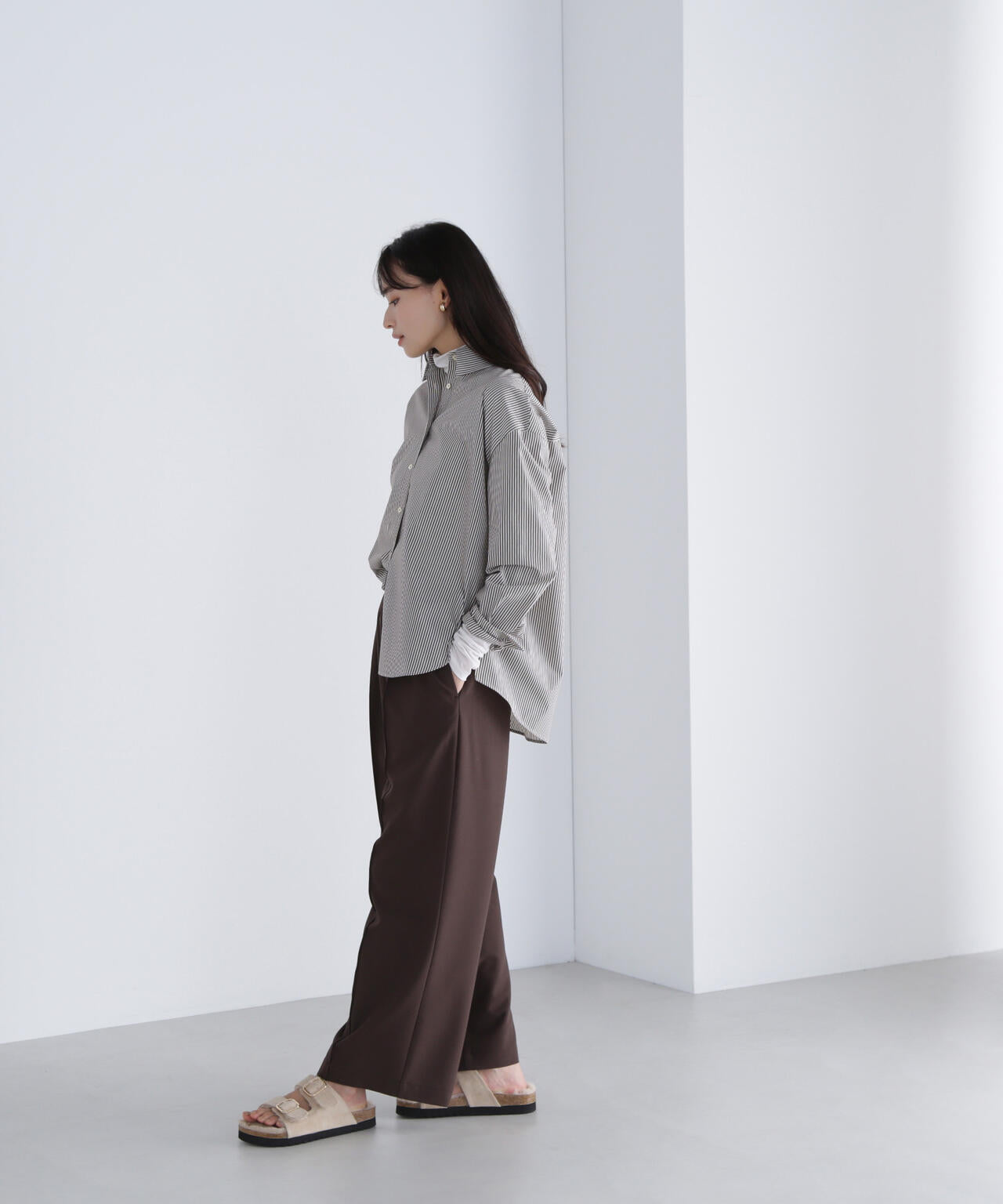 【Oggi掲載】シアーカットソーシリーズ ハイネック