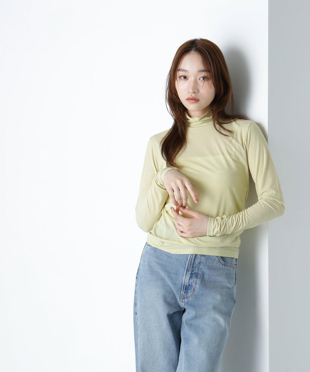 【Oggi掲載】シアーカットソーシリーズ ハイネック