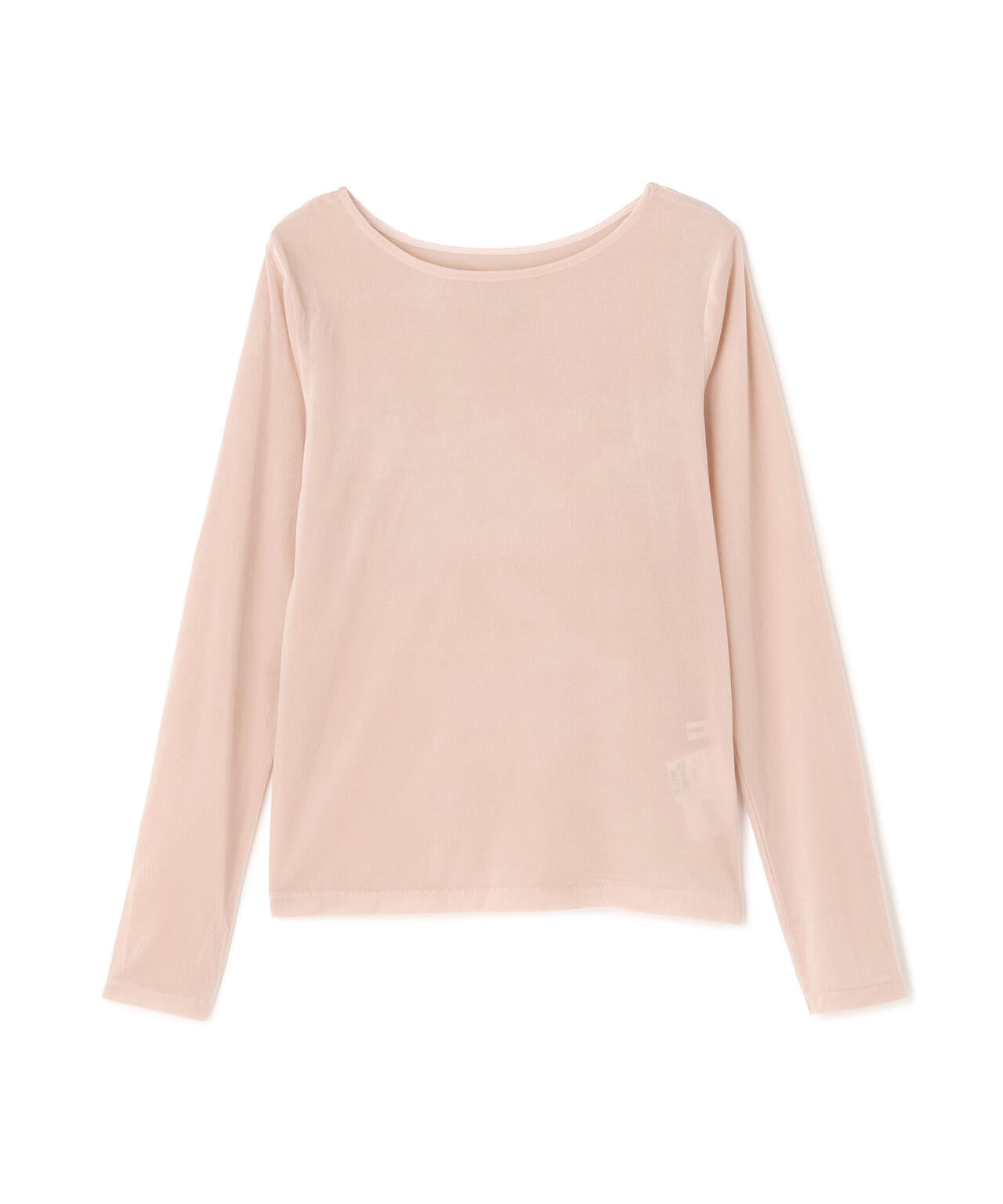 ベロアボートネックカットソー