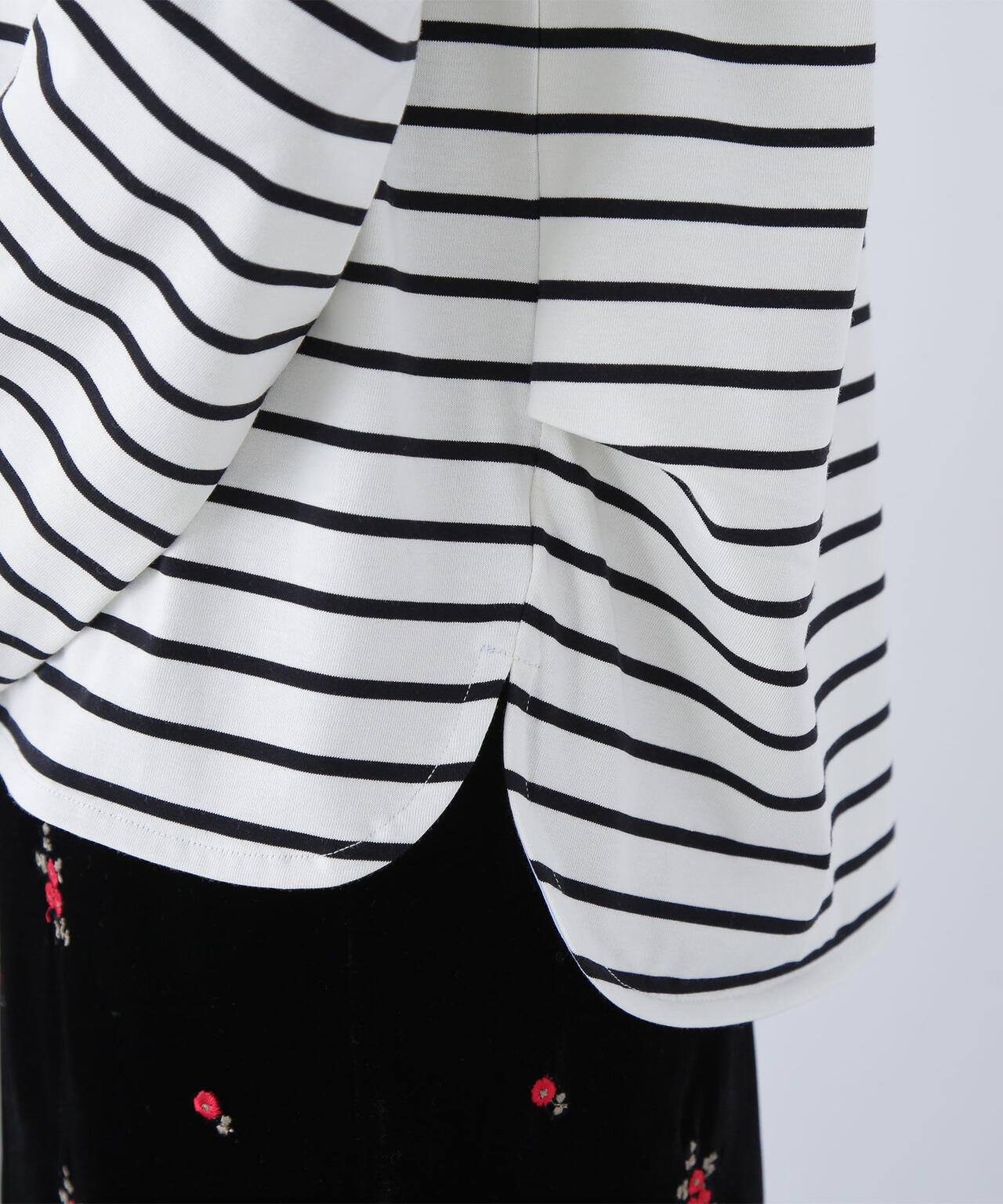 ボーダーカットソー