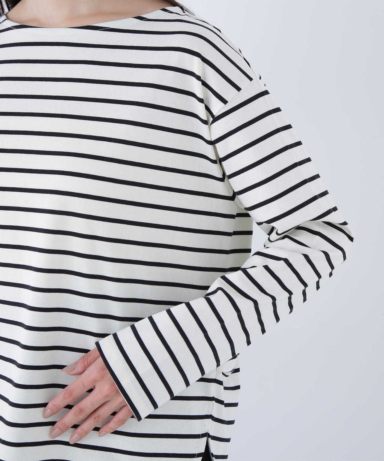 ボーダーカットソー | NATURAL BEAUTY BASIC（ナチュラルビューティー