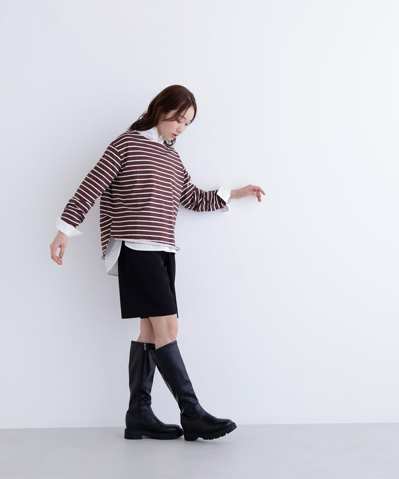 ボーダーカットソー | NATURAL BEAUTY BASIC（ナチュラル