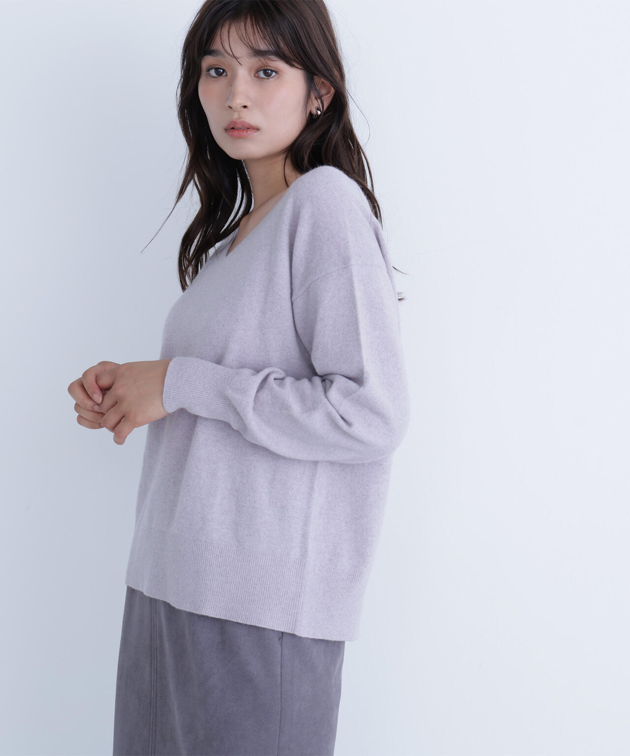 FOX混ジェントリーシリーズ Vネックニット