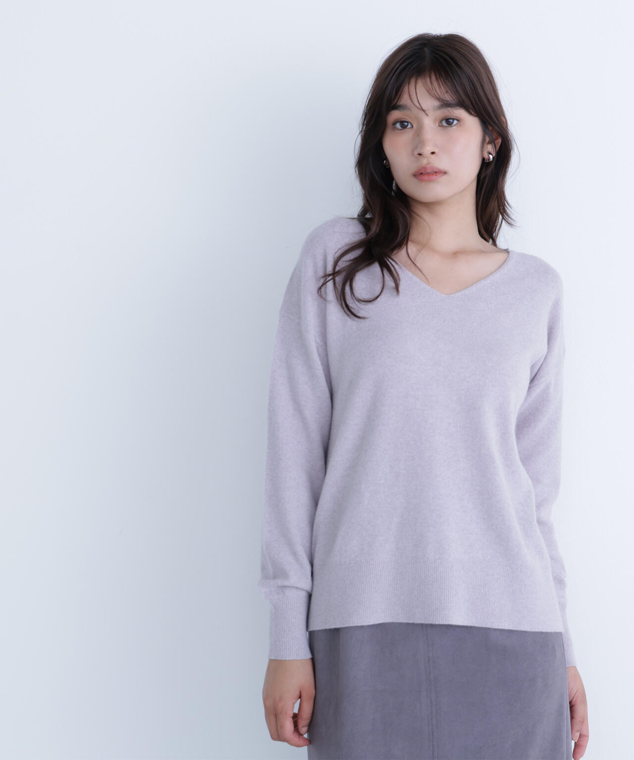 FOX混ジェントリーシリーズ Vネックニット | NATURAL BEAUTY