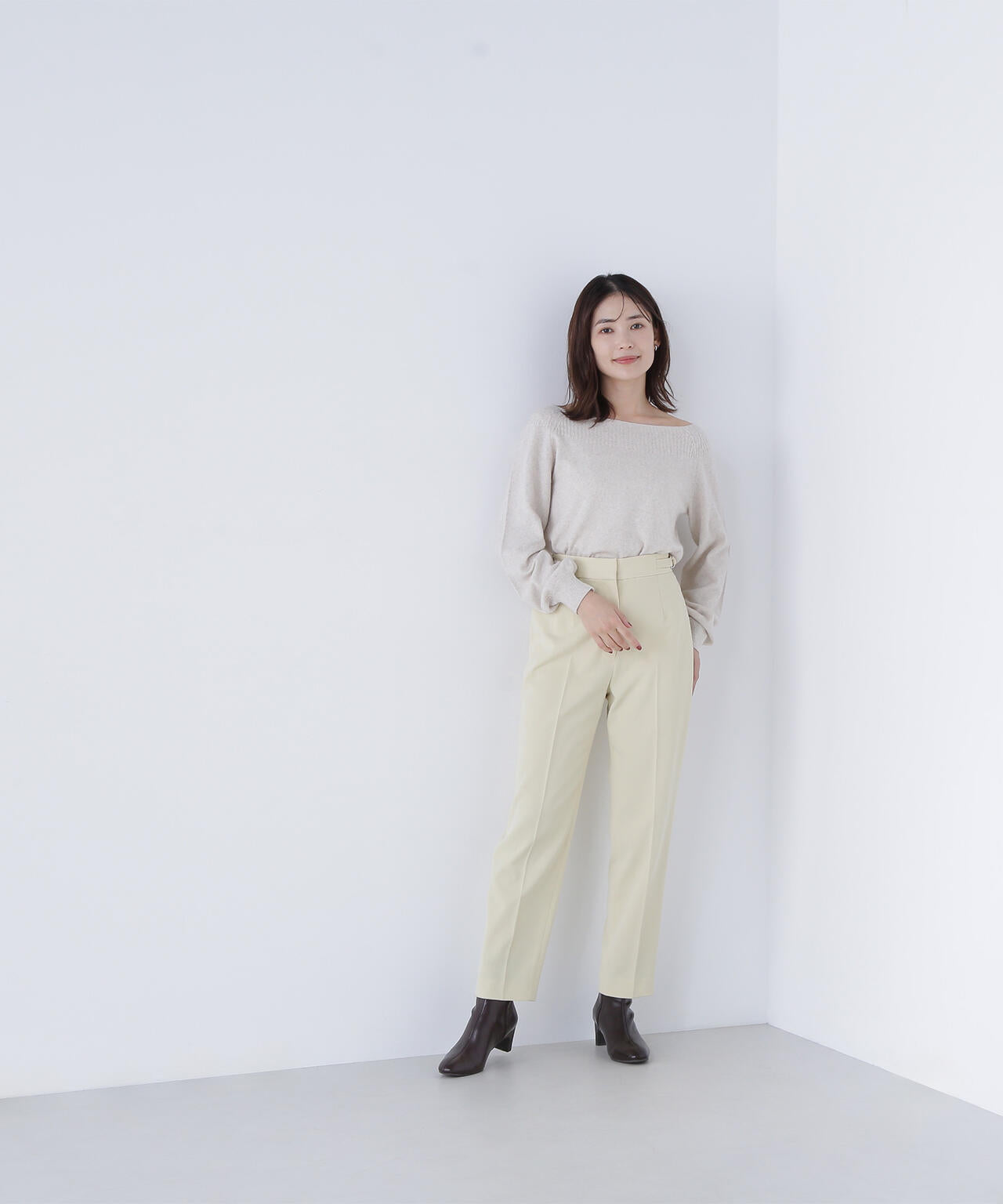 FOX混ジェントリーシリーズ ボートネックニット | NATURAL BEAUTY