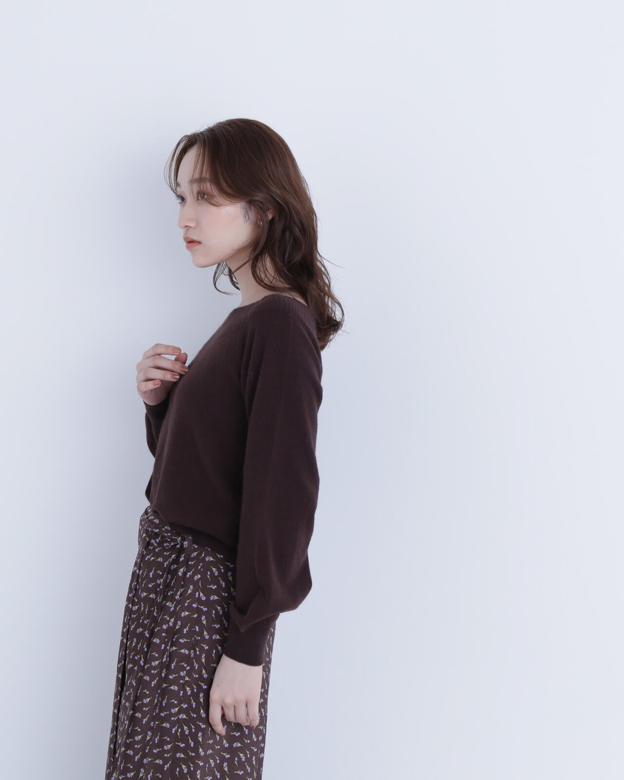 FOX混ジェントリーシリーズ ボートネックニット