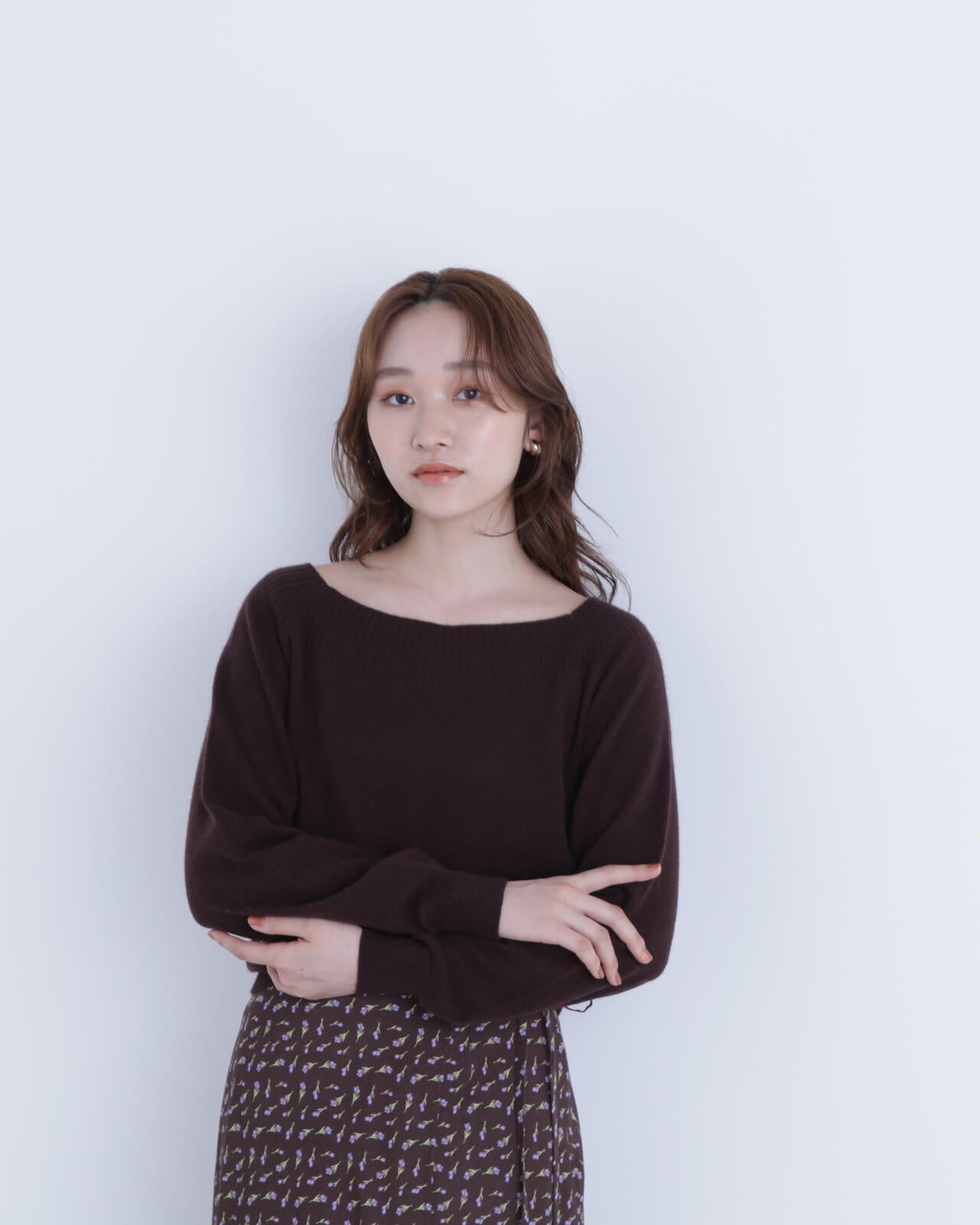 FOX混ジェントリーシリーズ ボートネックニット