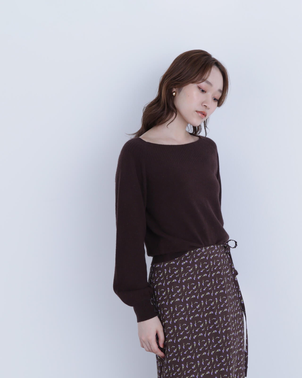 FOX混ジェントリーシリーズ ボートネックニット