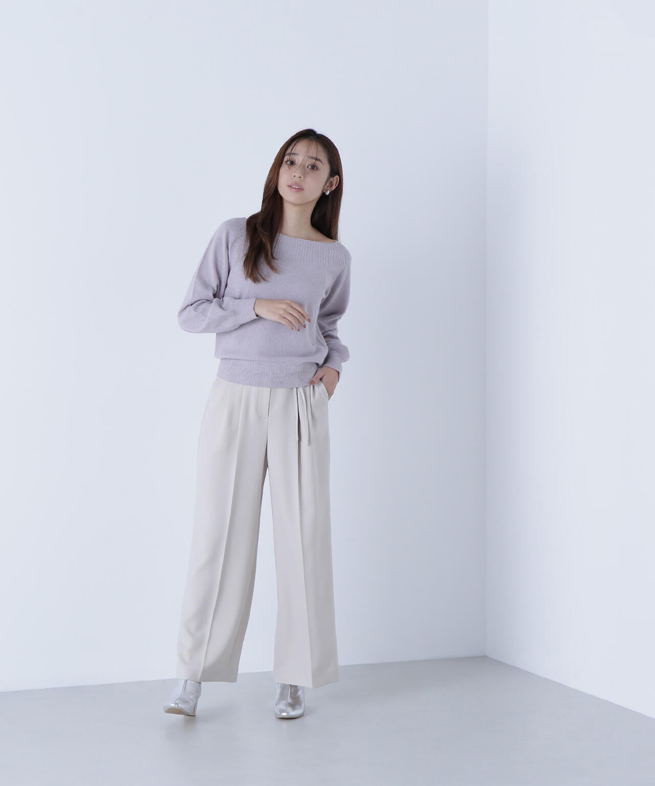 FOX混ジェントリーシリーズ ボートネックニット | NATURAL BEAUTY