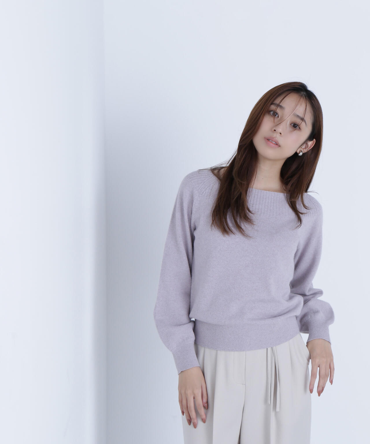 FOX混ジェントリーシリーズ ボートネックニット