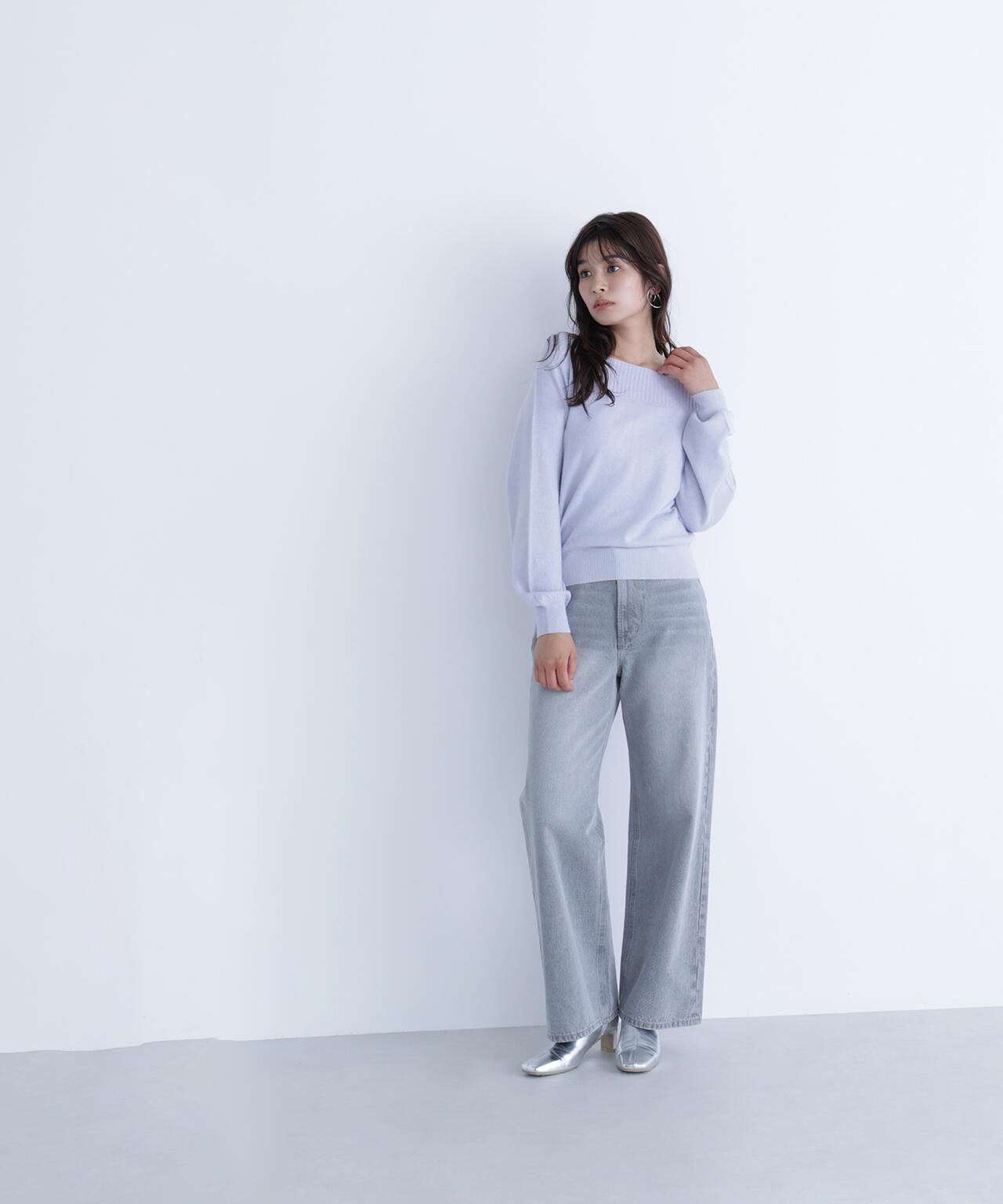 美品 22SS アーツアンドサイエンス リネンコットンブレンドボートネックニット 美品 22SS アーツアンドサイエンス リネンコットンブレンドボート