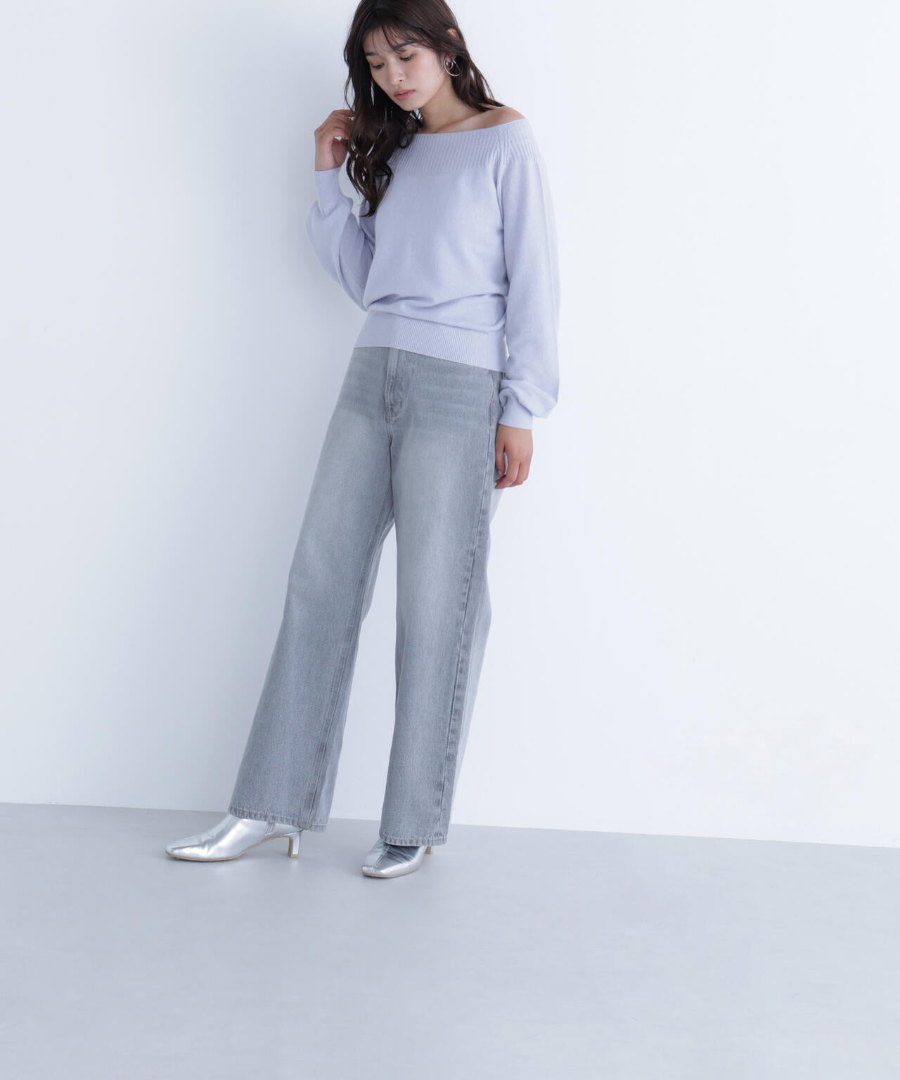 FOX混ジェントリーシリーズ ボートネックニット