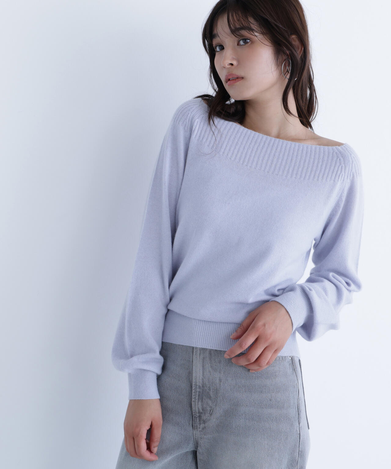 FOX混ジェントリーシリーズ ボートネックニット