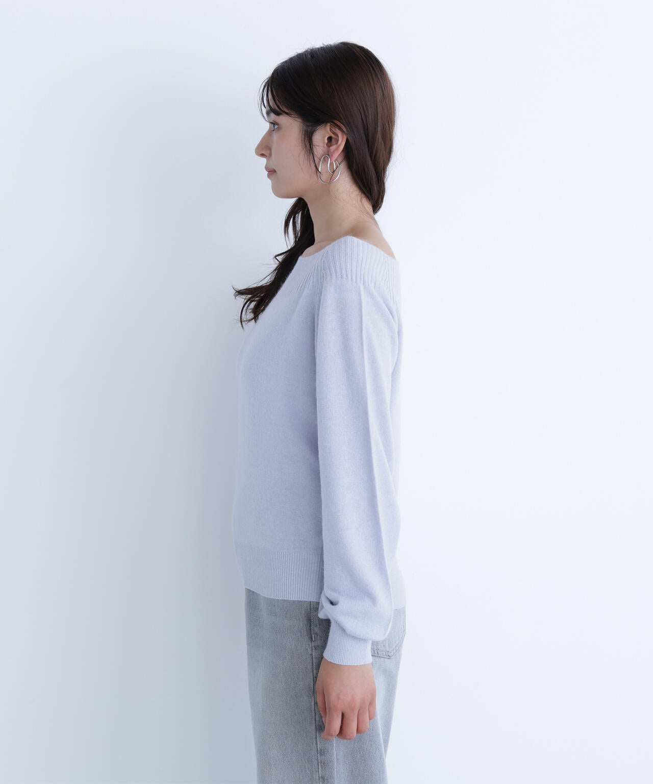 FOX混ジェントリーシリーズ ボートネックニット