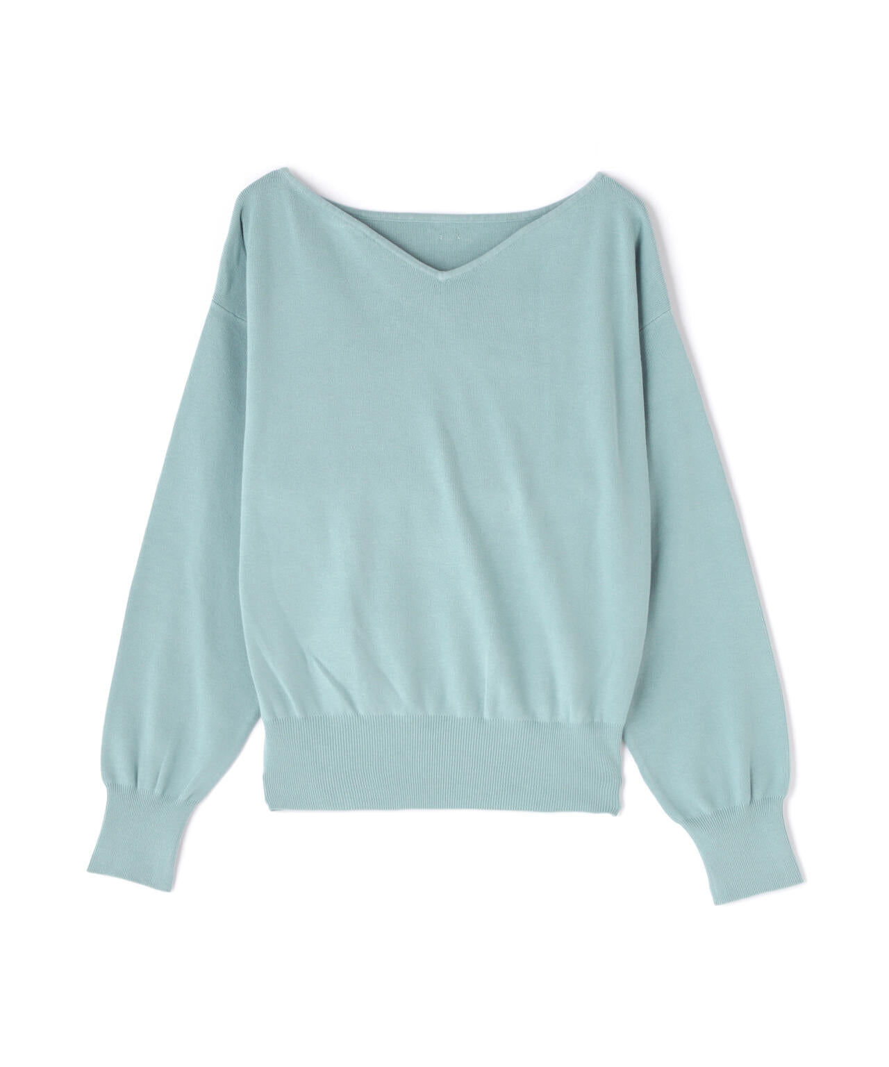 総針ベーシックシリーズ ニュアンスVネックニット