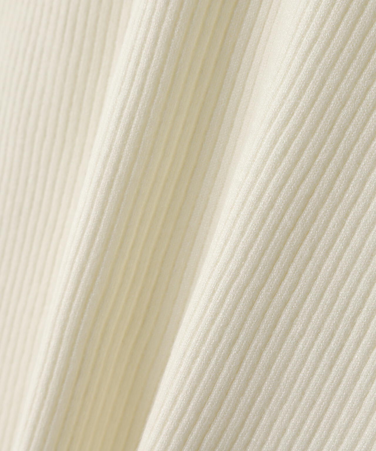 バイカラーラインリブニット