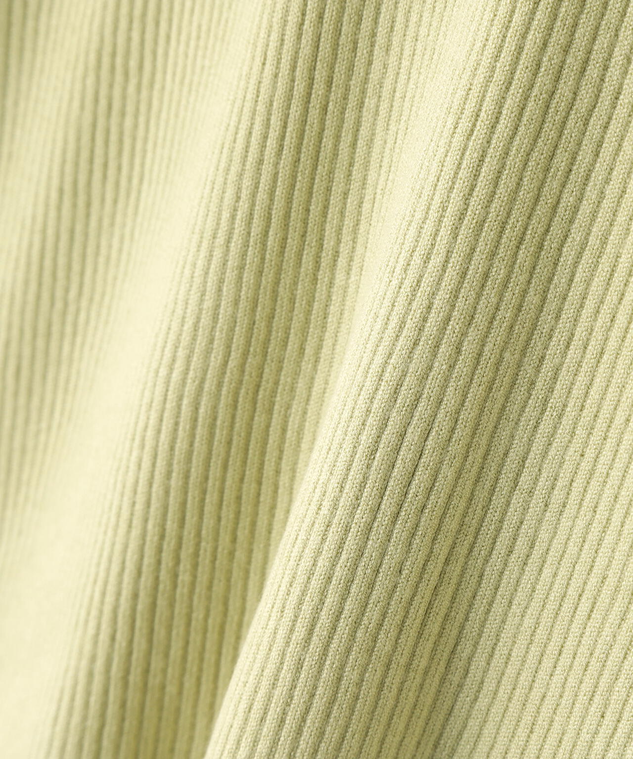 バイカラーラインリブニット