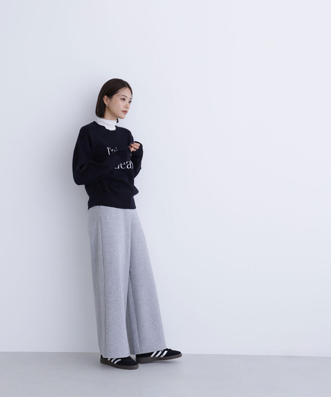 【Oggi掲載】ダブルジャガードロゴニット